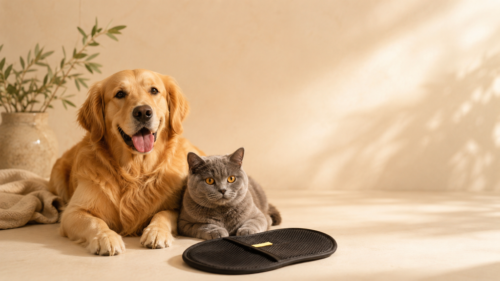 Smiley Paws Pet Hair Removal Glove