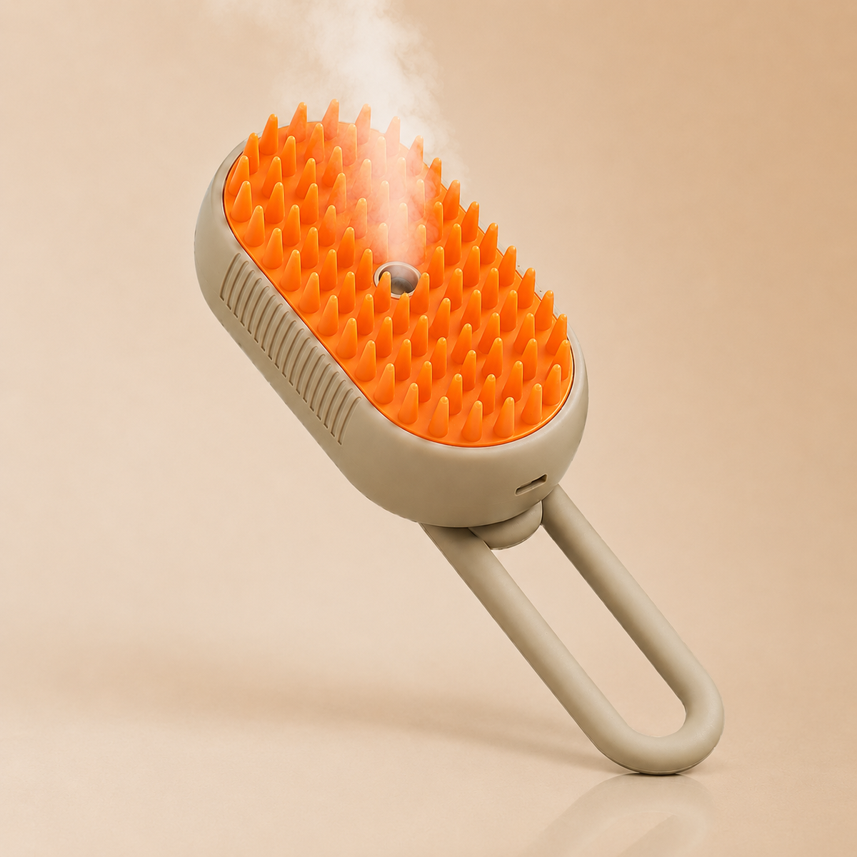 Steam Powered Pet Grooming Brush